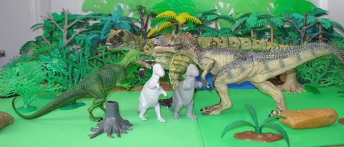 MPC Allosaurus Dinosaur Toys