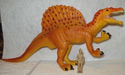 orange spinosaurus toy